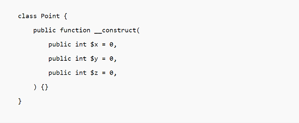 Constructor Property Promotion PHP8